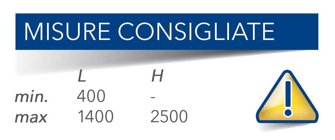 incasso 50 misure consigliate