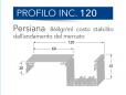 incassata 120 - profilo