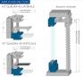 incassata 120 - applicazioni con kit quadra 45 laterale