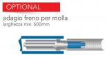 incasso 50 - adagio freno zanzariera ad incasso per infissi in legno